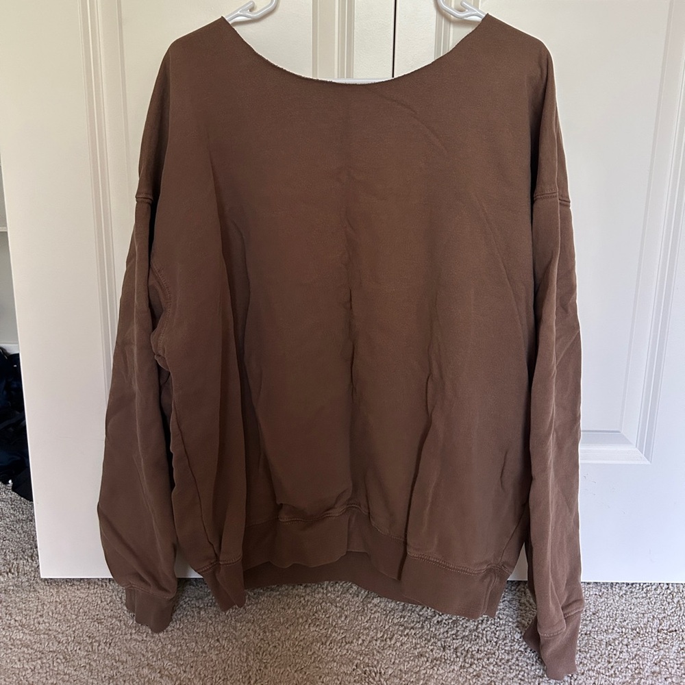 Brandy Melville Brown Crewneck
